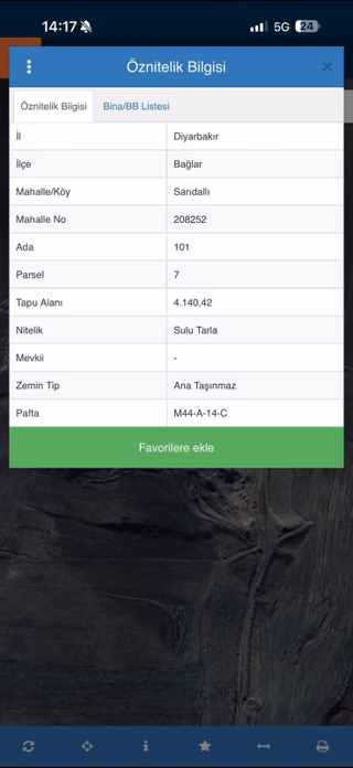 Bağlar Sarıdallıda 4.140 M² Satılık Arsa!!!