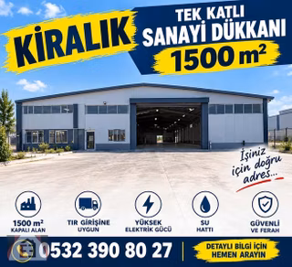 Oduncularda 1500 M2