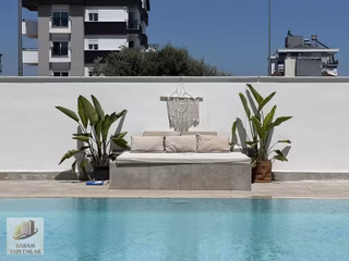 Antalya Kepez Aydoğmuş Havuzlu Modern 1+1 Daire Resort Konsept