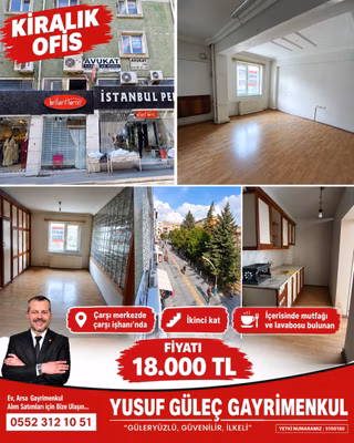 Niğde Merkez Çarşı İşhanında Kiralık Ofis