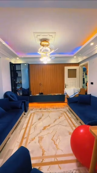 Esenyurt Mehterçeşme'de Eşyalı Cam Balkonlu 2+1 Kiralık