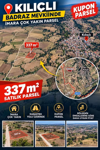 İmar'dan Çok Uygun Fiyata Kılıçlı Badraz'ın Kupon Parselleri
