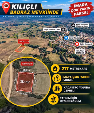 İmar'dan Kılıçlı Badraz Mevkiinde Geleceğe Yönelik Kupon Parsel