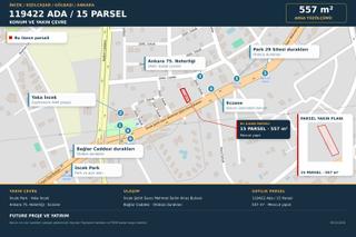 İncek Bulvarında 557 M² Arsalı Satılık İki Katlı Bina