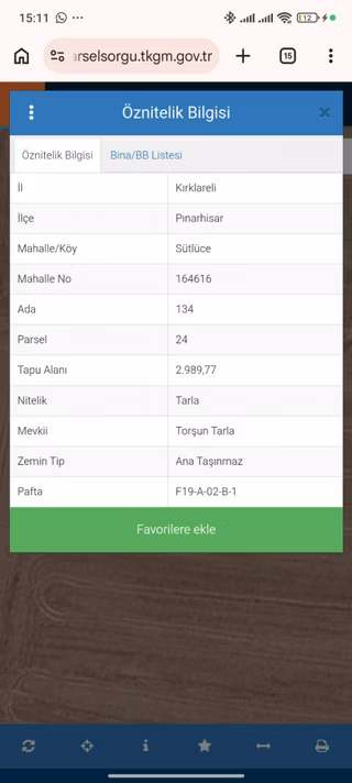 Pınarhisar Sütlüce Köyü Satılık 2989 M2 Yatırımlık Tarla