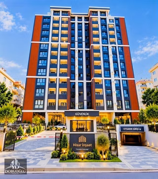 Halkalı Meydana Yakın 0 İnşaat 2+1 Güvenlikli Otoparklı