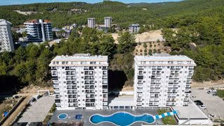 Alanya Avsallarda Lüks Otel Konseptli Sıfır Sitede 2+1 Satılık Dubleks