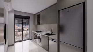 Cumhuriyet Mahallesi 'nde Katta Ayrı Mutfak 2+1 'ler