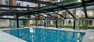 Konyaaltı Hurma'da Kiralık Eşyalı Doğalgazlı 2+1 Dubleks Lüks Rezidans Sitede .