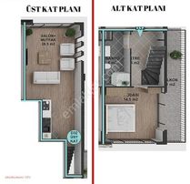 Kabaoğlun'da Üniversite Yolu Üzerinde 88 M2 1+1 Dubleks Daire