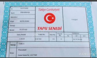 Sahibinden Kayseri Pınarbaşı Satılık 14 Ayrı Tapu