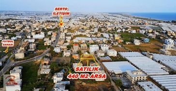 Fırsat!!! Müstakil Net 440 M2 3 Kata İmarlı Köşe Arsa