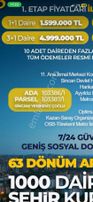 Satılık Sincan Yenikent’te 2 + 1 Ve 1 + 1 Ve 3 + 1 Daireler Fırsat