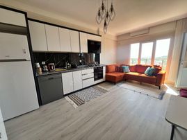 Gömeç Karaağaç’ta Yeni Eşyalı, Doğa Manzaralı 1+1 Kiralık Daire