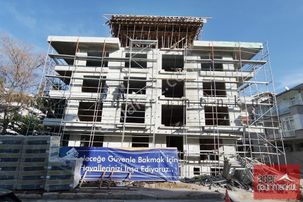 Emekte Satılık Lüks İnşaatı Devam Eden 2+1 Katta Ön Güney Ader'den