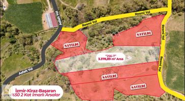 İzmir Kiraz Başaran'da 3.378 M² İmarlı Son Yapı Bulunan Arsamız!