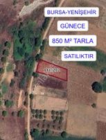 Bursa Yenişehir Günece Mah. 850m² Tarla Satılıktır