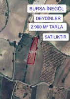 Bursa İnegöl Deydinler Mah. 2.900m² Tarla Satılıktır