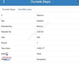 Çatalca Hisseli 495 M2 Arsa Tarla