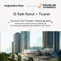 Oğuzlar'dan__ 12 Katlı Plan İçinde 252m Bir Dairelik Hisse