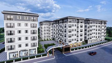 Gold Vadi Grupdan Hadımköy Merkezde Muhteşem Konumda Satılık 1+1 Daire