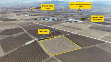 E.gökal Ovacık ! Yola Cepheli 18.103 M2 Ekilebilir Tarla Yatırım
