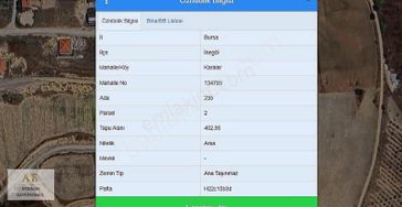 Aydınlık Emlaktan Karalarda Köşe Başı Villalık 400m² Arsa