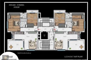 Anamur Güzelyurt Satılık 1+1,2+1 Ve 3+1 Daireler