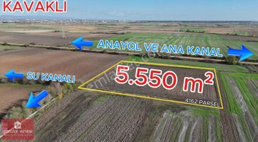 Kırklareli Kavaklı'ya Yakın Harika Konumda Bag Evi İçin 5.500m²