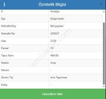 Döşemealtı Bahçeyaka'da Merkezi Konumda Satılık Arsa 484 M2