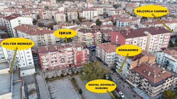 E.gökal Dükkan ! Sosyal Güvenlik Kurumu Karşı 70 M2 Köşe Başı !