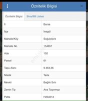 Akgün'den Bursa İnegöl Soğukdere Anayolüstü 9465m2 Satılık Tarla