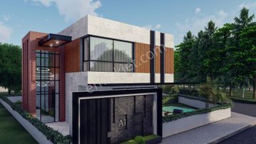 Denizli Hallaçlar Da 4+1 250 M2 Önü Yeşil Alan Park Cepheli Havuzlu Natamam Satılık Villa