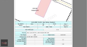 Önerler'de Evliya Çelebi Bulvarına Yakın 1667 M2 Arsa