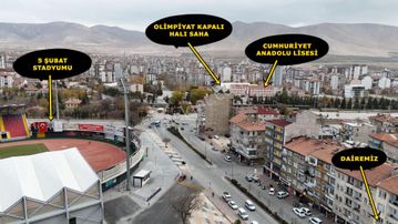 E.gökal Yeni Stadyum Karşısı 2+1 Ara Kat Ana Yola Cephe Uygun !!