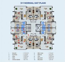 G A Dan Balkan Mh Karnur Avkapark Projesi Nden 3+1 Satılık Daire