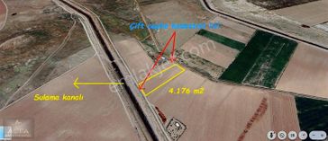Muttalıp Emirler Mh. 4.176 M2 Yola Sıfır Satılık Tarla