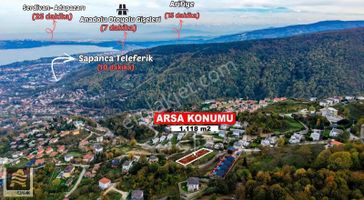Sapanca Kurtköy Dibektaş Panoramik Net Göl Manzaralı Arsa