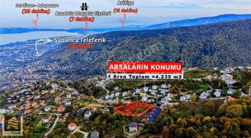 Sapanca Kurtköy Dibektaş Panoramik Kesintisiz Göl Manzaralı Arsa