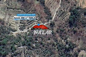 Alanya Yaylakonak’ta 296 M² Satılık Tarla