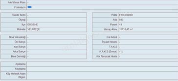Turyaptan Velimeşe Hacışeremet Mevkii 10.120 M2 Satılık Tarla