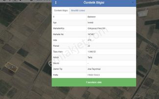 Gökçeyazı'da 1840 M2 Müstakil Tapulu Tarla