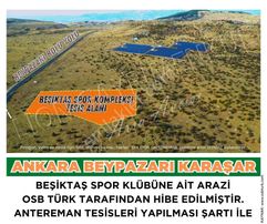 Beypazarı Karaşar' Da 378 M2 İmarlı Arsa %50 4 Kat