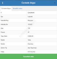 Remax Ömer'den Fırsat Satılık 8.866 M2 Tarla Çanakkale / Lapseki
