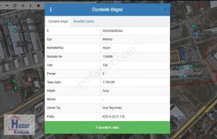 Akçin Mahallesinde Kiralık! 1800 M2 Arsa