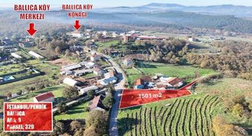 Müstakil Tapulu, 1.501 M² Asfalt Yola Cepheli Arsa