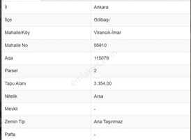 Ankara'da Akaryakıt İstasyonu İmarlı Satılık Arsa