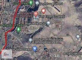 Öncü'den Beypazarı'nda Satılık Tek Tapu Köşe Arsa