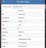 **hamitabat Bağ Evlerinin Yanı Satılık 4.000 M2 Arazi**
