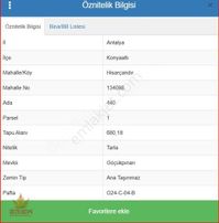 Konyaaltı Hisarçandır'da Uygun Fiyatlı Arazi